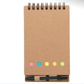 BLOCO DE NOTAS COM CANETA